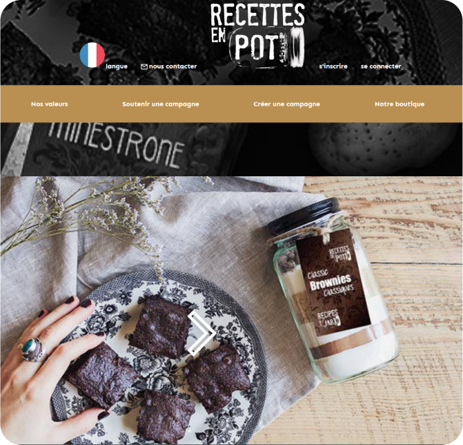 Recette en pot